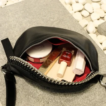 Chain Small Fanny Pack Sling Bag - Image 5