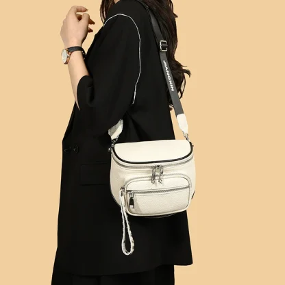 Multi-Pocket Top-Handle Sling Bag - Image 3