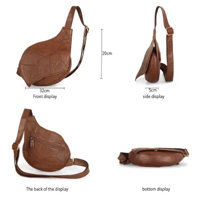 Leaf Style Crossbody Sling Bag - Image 6