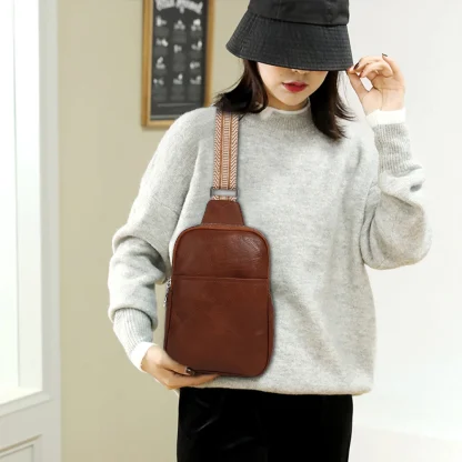 Stylish Zippered Travel Sling Bag - Image 5