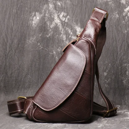 Vintage-Like Chest Crossbody Bag - Image 3