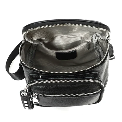Multi-Pocket Top-Handle Sling Bag