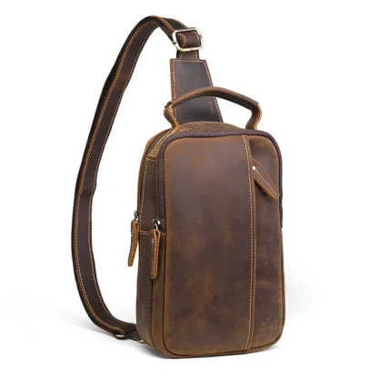 Vintage-Like Crossbody Shoulder Bag