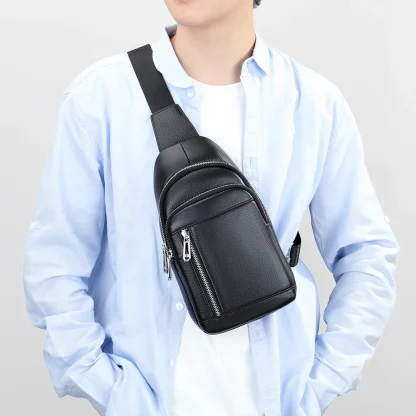Zippered Crossbody Sling Bag
