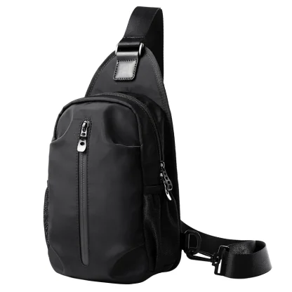 Multi-Functional Zipper Crossbody Chest Bag - Image 2