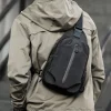 Multi-Functional Zipper Crossbody Chest Bag