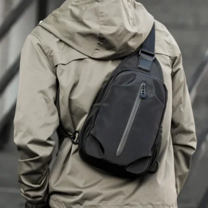 Multi-Functional Zipper Crossbody Chest Bag